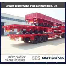 Hot Sale 3 Axles 40FT Container Flatbed Semi Trailer